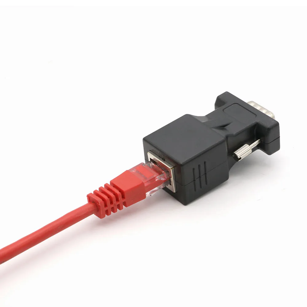 2 шт. RJ45 к VGA удлинитель папа сетевой Ethernet кабель женский адаптер компьютера