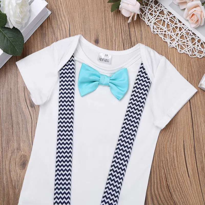 Комбинезон для новорожденных мальчиков на первый День рождения одежда с