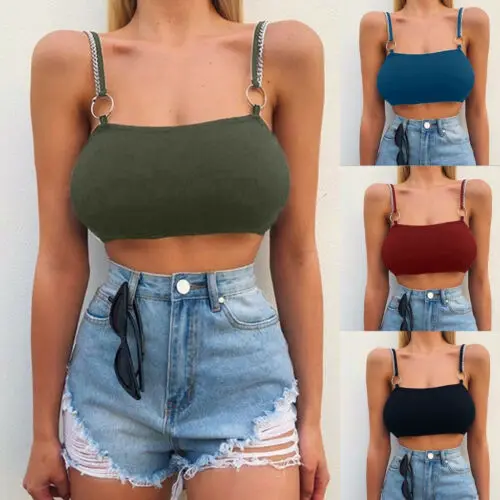 Женский бюстгальтер на бретельках 209 летний хлопковый топ без рукавов