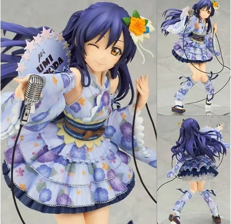 MCR Anime 21cm LoveLive! Love Live kimono Sonoda Umi Action figure toys doll collection Christmas gift with box | Игрушки и хобби