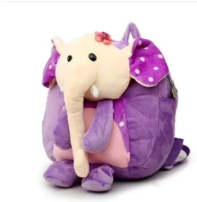Plush Cartoon Kids School Bags backpack kids small elephant toy children's school bags Kindergarten Baby mochila Infant | Багаж и