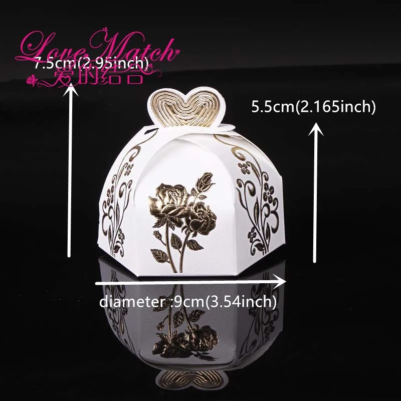 25 шт. коробка для конфет в виде сердца и цветов|wedding decoration supplies|wedding decorationwedding favors |