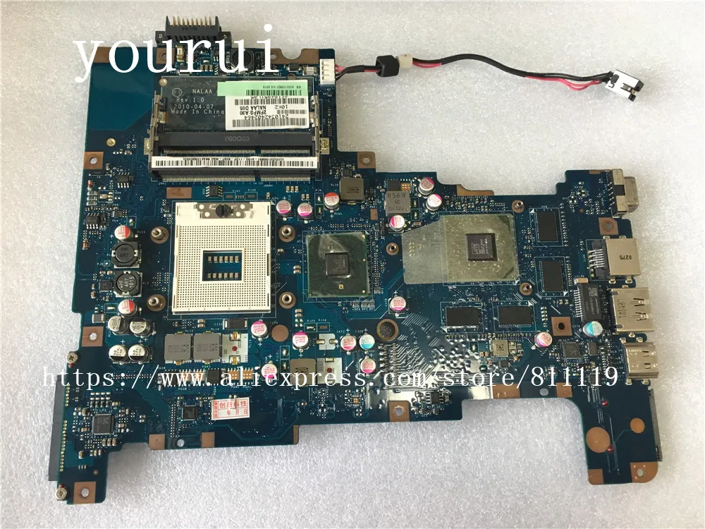 

Yourui K000103820 для ноутбука Toshiba Satellite L670 L675, для материнской платы, налобный стандартный тест DDR3, 100% оригинал
