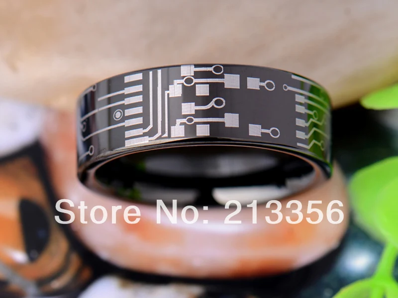 Дешевая цена Бесплатная доставка 2013 США Горячая продажа 8 мм блестящая черная