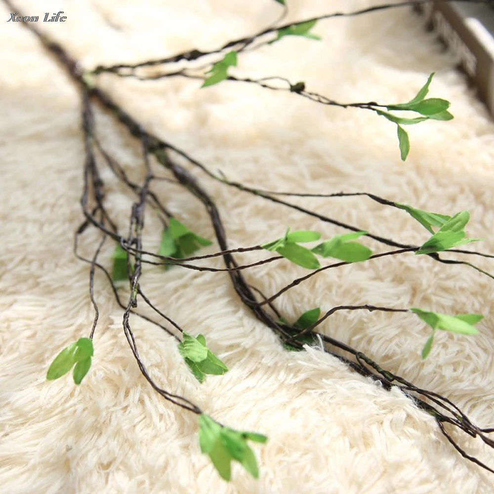 Искусственные плетеные бутоны с имитацией листьев для свадебной вечеринки