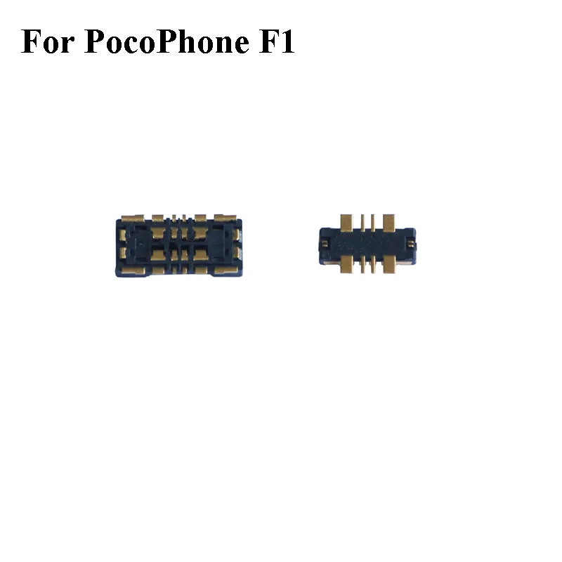 

5 шт. Новый внутренний разъем PocophoneF1 FPC держатель аккумулятора зажим контактная замена на материнской плате для Xiaomi Pocophone F1 F 1