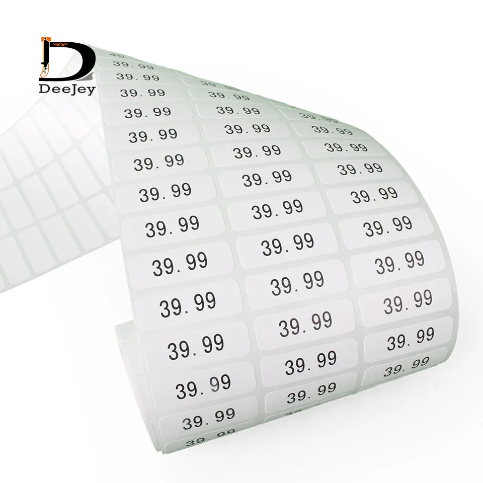 1x3 см пользовательские печатные ценники наклейки цена на одежду маленькая