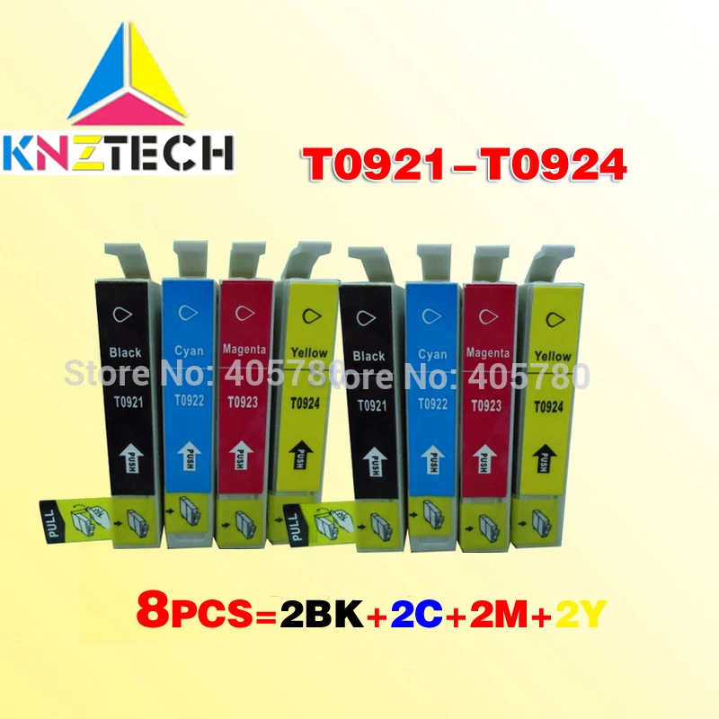 

8pcs T0921/T0922/T0923/T0924 ink cartridge compatible for Stylus C91 CX4300