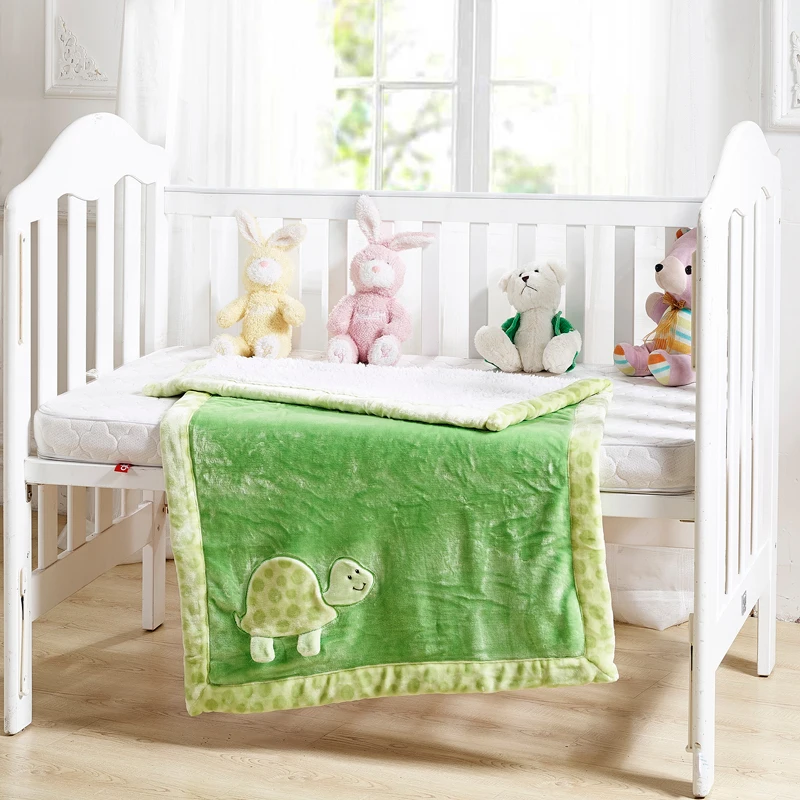 2017 мягкий полиэстер детская Одеяло с серый слон # TT- | Дом и сад