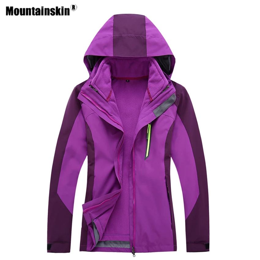 Куртка из флиса Mountainskin 2 шт. теплая куртка для активного отдыха спорта катания на