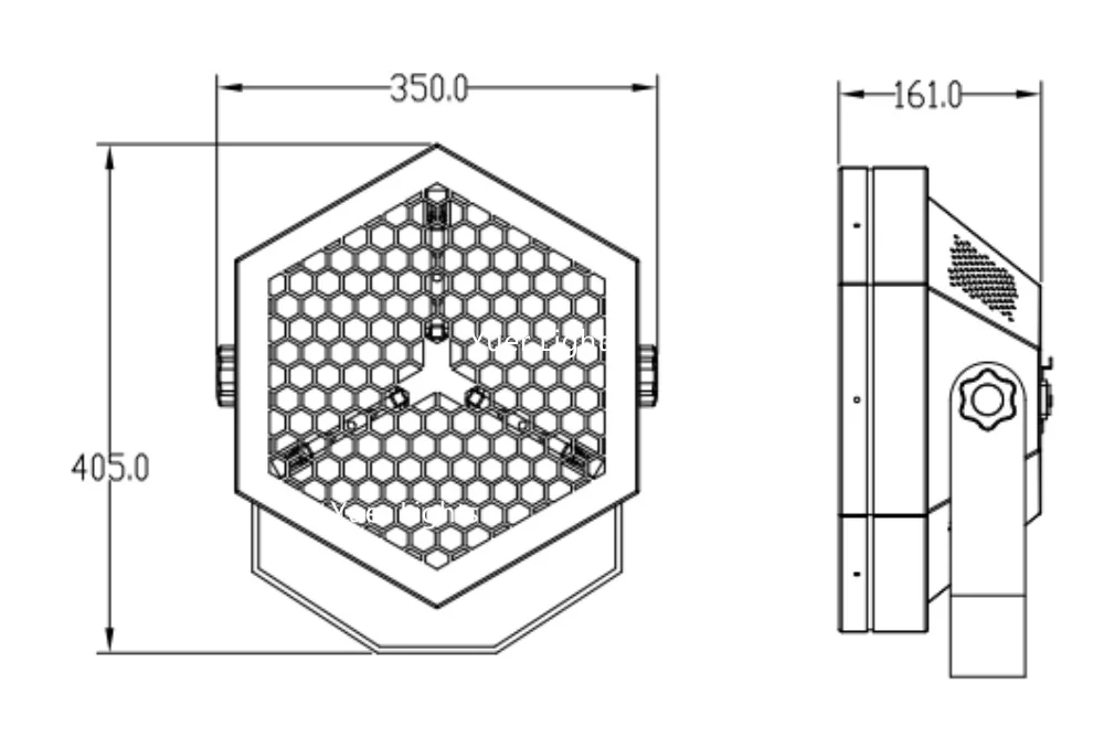Бесплатная доставка теплое белое транспортное освещение высокое качество 3X300W P h