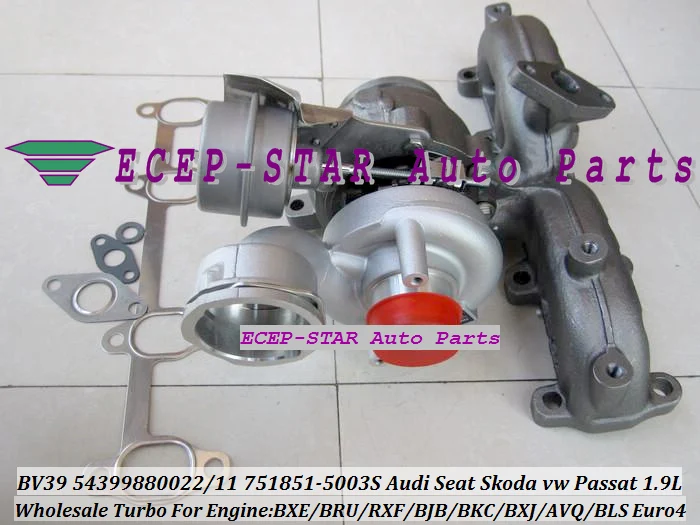 Бесплатная доставка BV39 VTG 22 54399700022 54399700011 751851 0003 турбо для Audi A3 Altea VW Caddy Golf Passat BJB AVQ