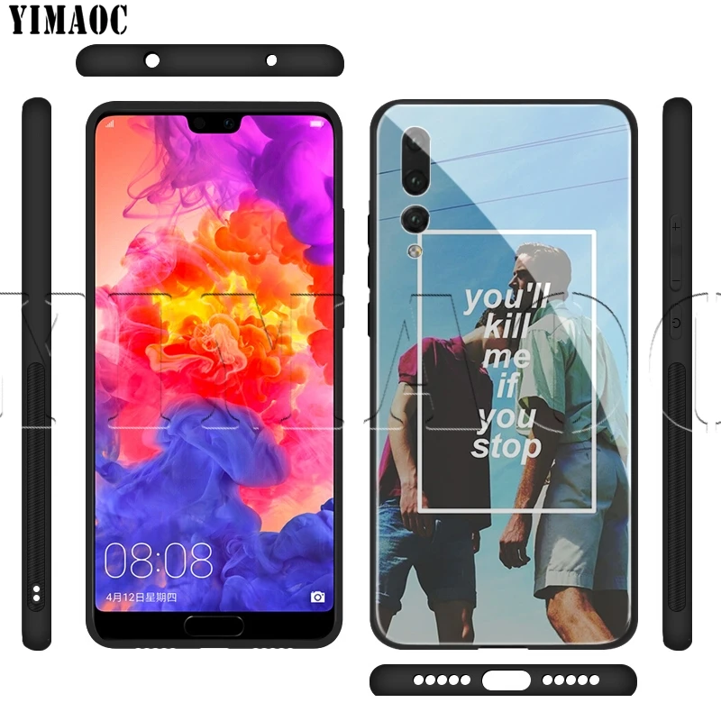 Стеклянный чехол для Huawei Honor Mate 7A 8X 9 P10 P20 P30 Y6 Y9 P smart lite Pro 2018 2019 | Мобильные телефоны