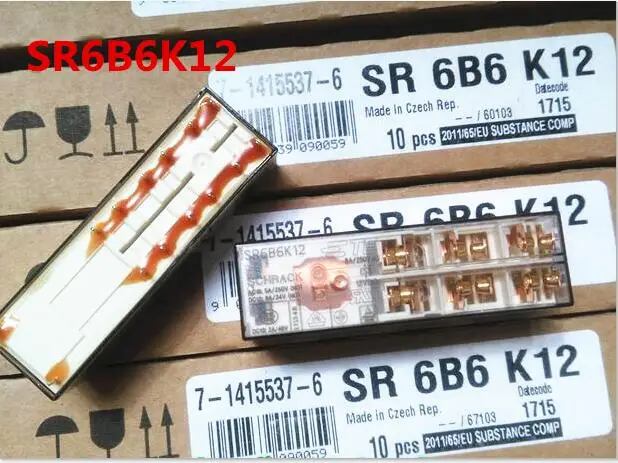 Лидер продаж новинка 12 V реле SR6B6K12 12VDC SR6B4012 SR6B6K12-12VDC 8A 250VAC 14PIN | Обустройство дома