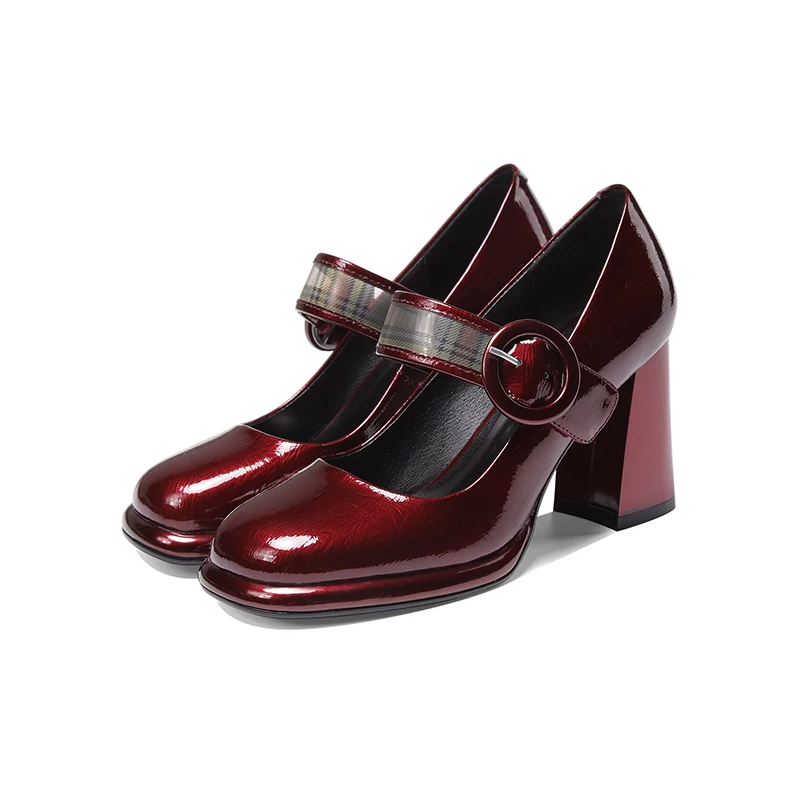 

TXCNMB 2020 New shoes Women Pumps woman wedding high Heel Shallow casual Career Shoes Woman Genuine Leather Office Pumps