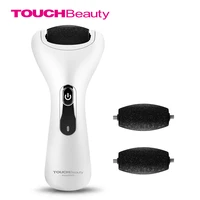 touchbeauty pedicure tools foot file callus shaver wet dry rechargeable corn hard skin remover with 2 replacement roller heads