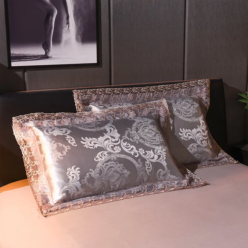 Lanlika Bedding Set Double Queen Size Bedroom Jacquard Printing Bed Linen Bedspread Duvet Cover Euro Lace Decor Bedclothes | Дом и сад