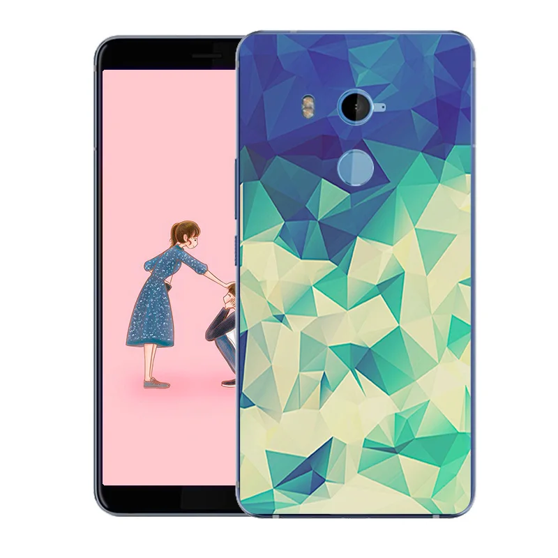 Для HTC U11 Plus/HTC + чехол мраморный Печатный Мягкий ТПУ чехол-накладка для U11Plus/HTC
