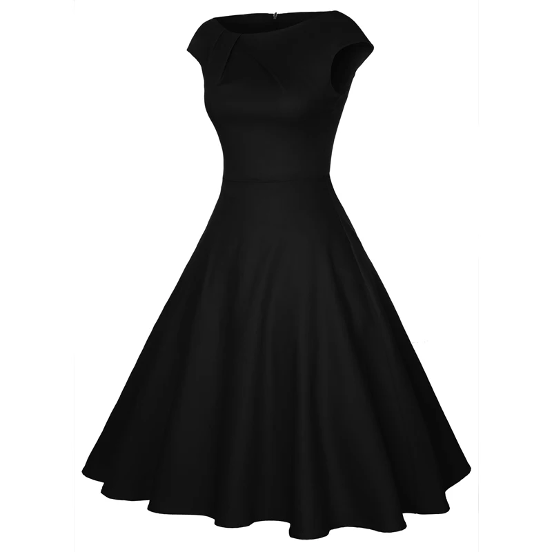 Женское плиссированное платье с рукавом-крылышком круглым вырезом и высокой