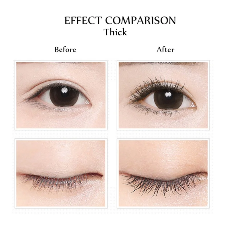 Волоконная кисть для туши черные ресницы закрученные накладные длина Ресницы