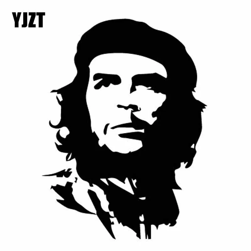 YJZT 11 см* 14,8 см, Виниловая наклейка для украшения автомобиля, черная/Серебристая C27-0110