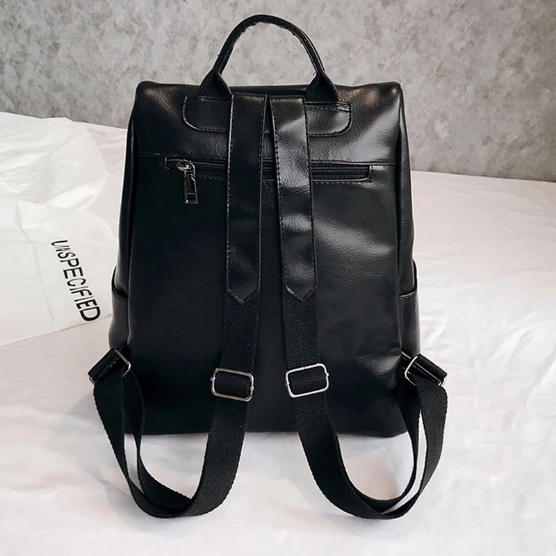 Женский рюкзак с кисточками bolso Розовый школьный из мягкой кожи для девочек