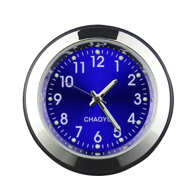 blue 2 в 1 Функция автомобильный орнамент освежитель воздуха украшение интерьера светящиеся часы авто часы автомобильный зажим на вентиляцию освежитель воздуха - Название цвета: blue