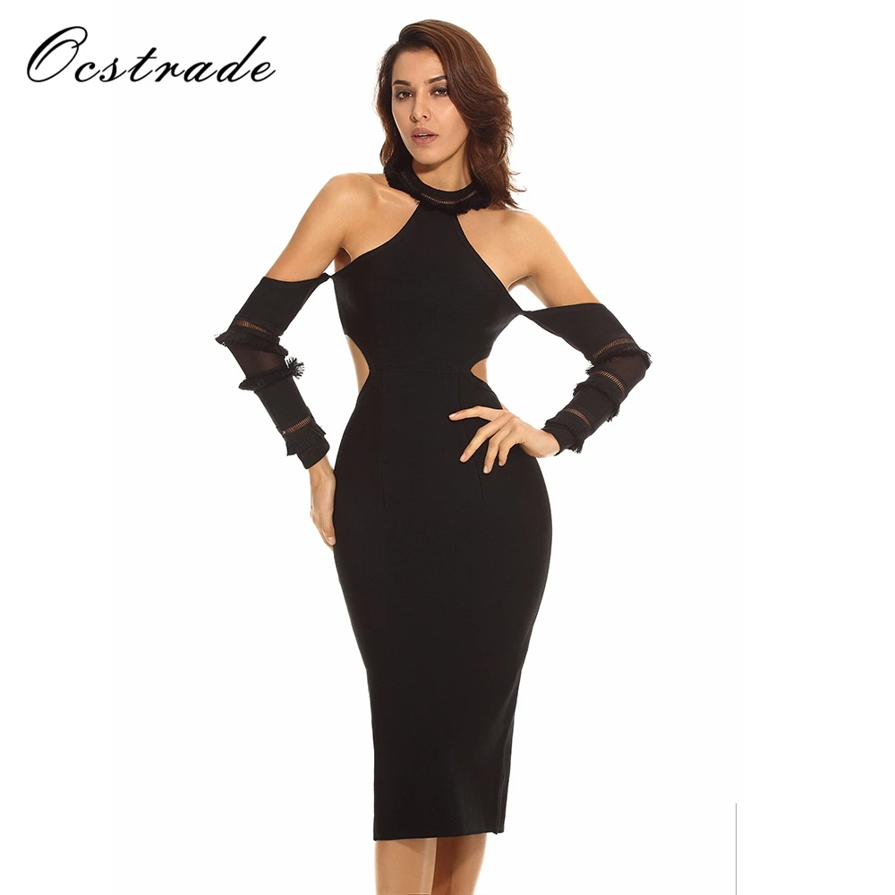 Ocstrade облегающее платье 2017 сексуальное Бандажное Новое поступление женское
