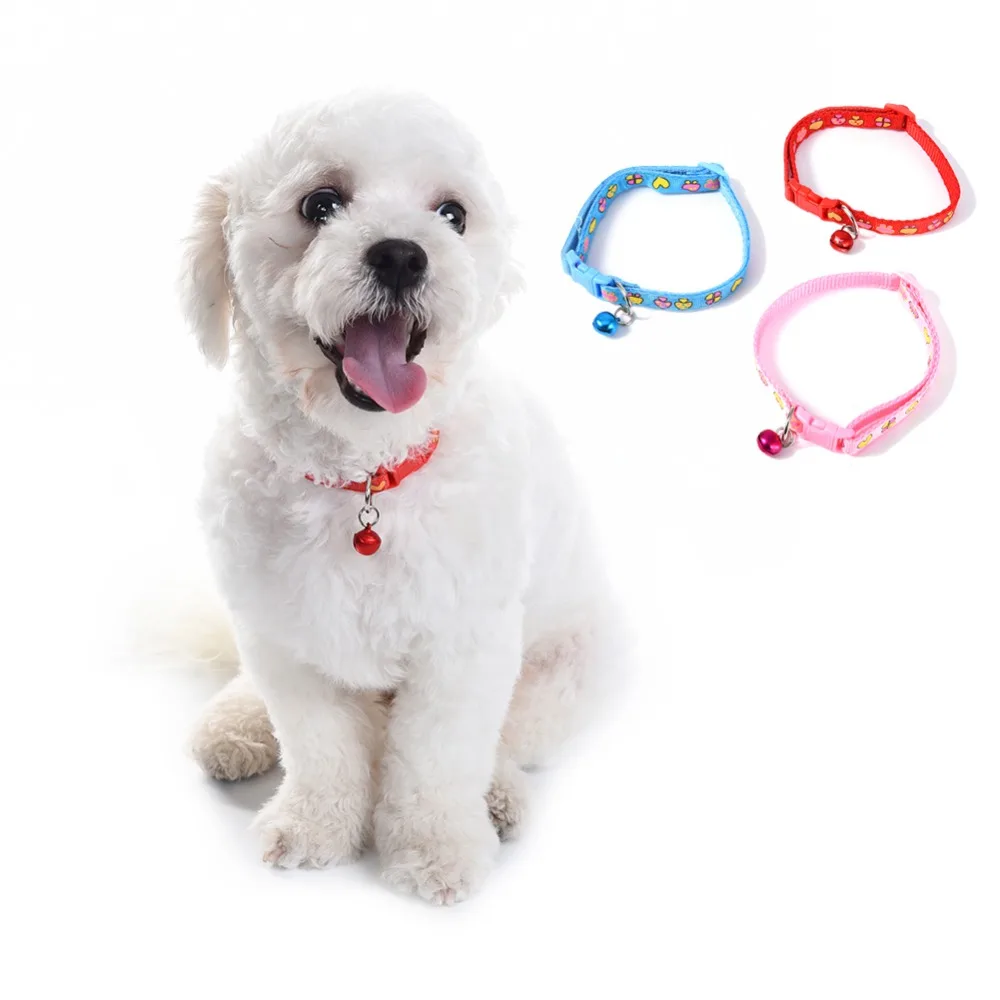 Регулируемый ошейник для питомцев с колокольчиком маленьких собак и кошек|cat