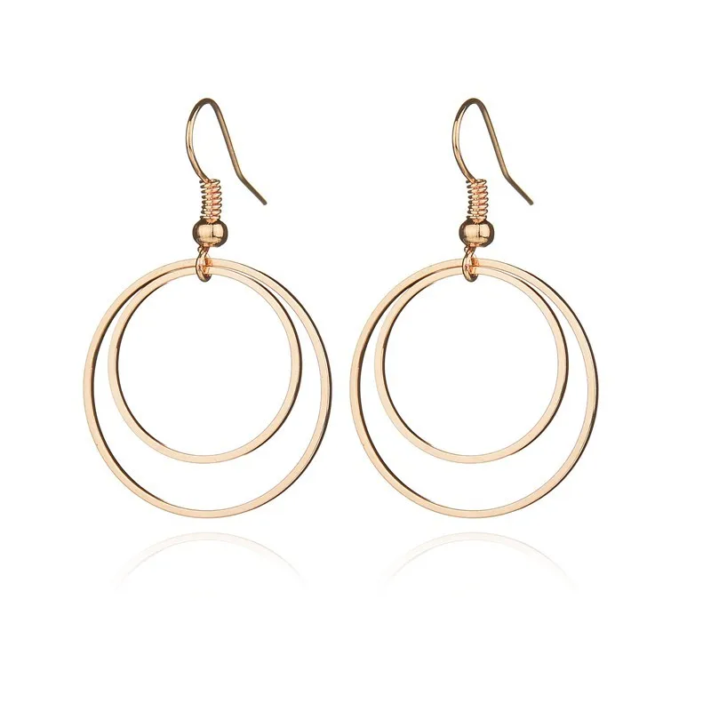 Бижутерия в минималистичном стиле Простые индивидуальные металлические