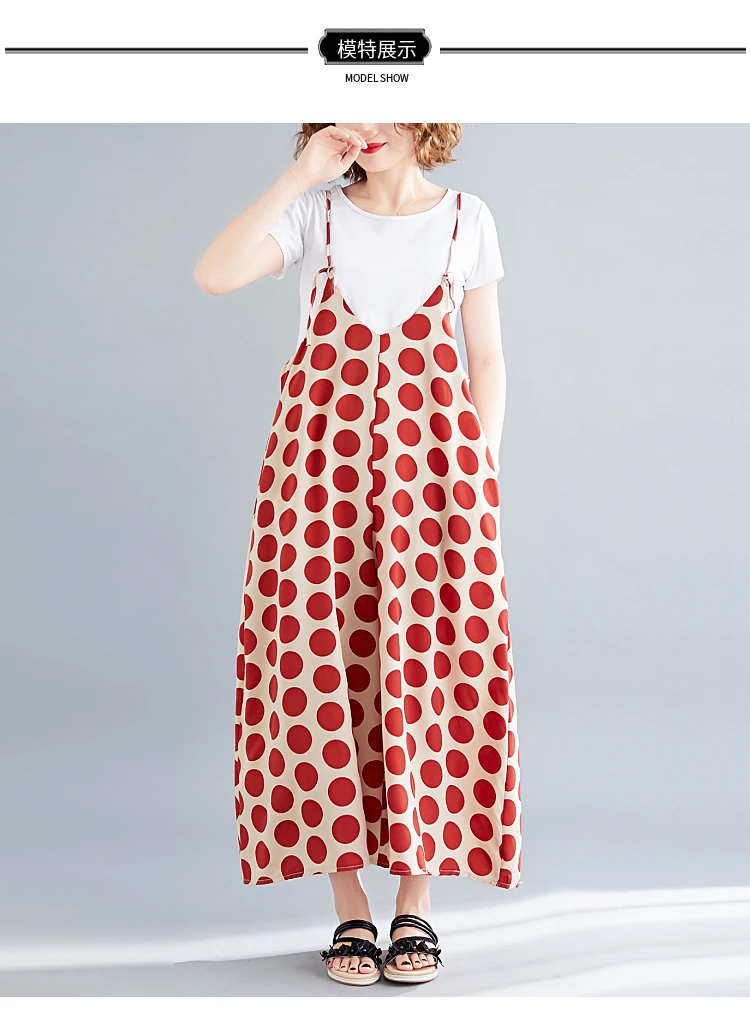 P Ammy Для женщин ремень комбинезон v-образным вырезом в горошек повседневный 2019