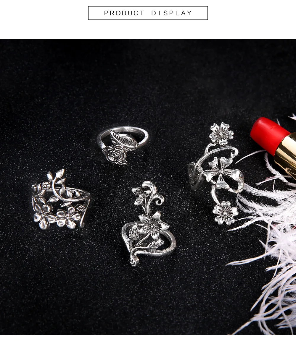The Flower Goddess Ring Set | Украшения и аксессуары