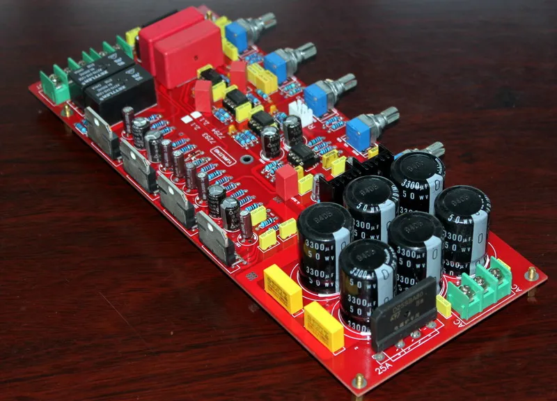 

huande electronic TDA7294 amplifier board 2.1 luxury power amplifier board (with speaker protection)