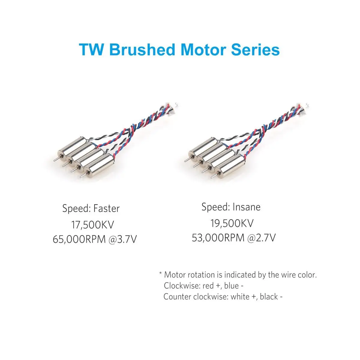 Betafpv 3 комплекта 6x15 мм Двигатель (Скорость: быстрее) 17500kv tw соус edition с JST 1.25 разъем