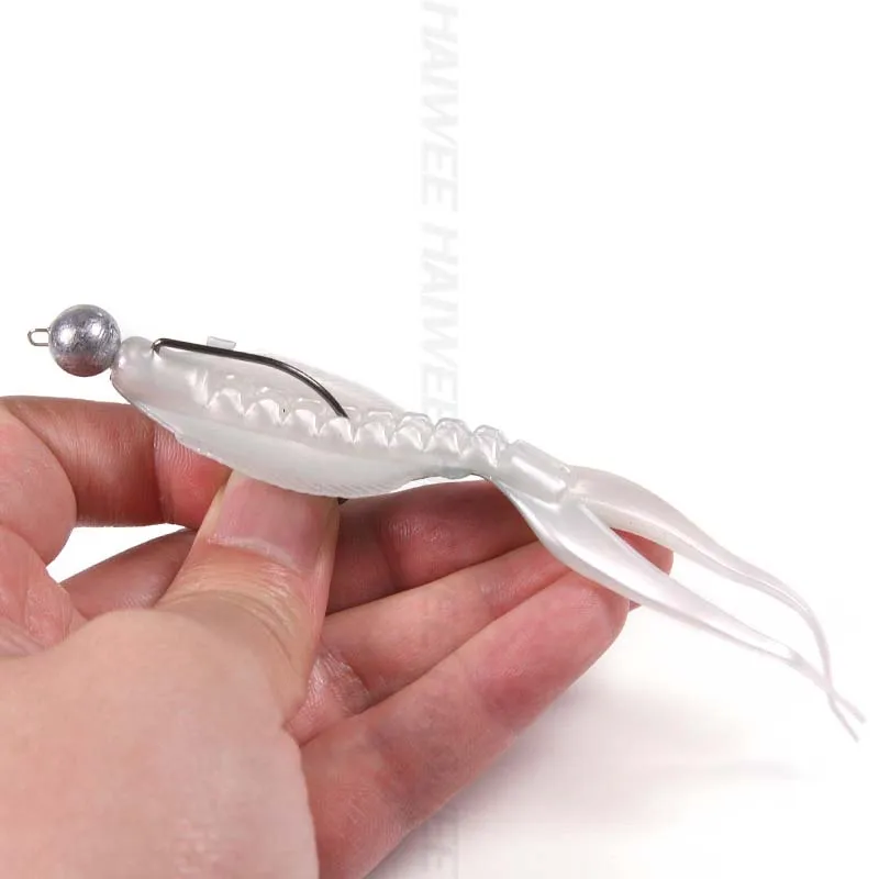 Мягкие рыболовные реалистичные приманки с 3D глазами 2 шт./13 см 8 г|Наживки для