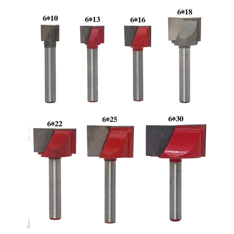 6mm Shank CNC Cleaning Bottom Router Bit 3D Woodworking Tungsten Milling Cutter Disposable Cutting Surface Smooth Wood | Инструменты