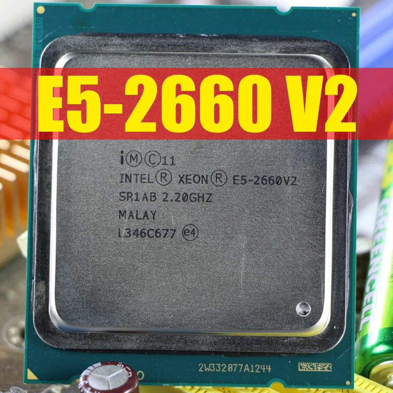Процессор Intel Xeon E5 2660 V2 cpu 2,2G LGA 2011 SR1AB десять ядер серверный процессор E5-2660 V2 E5-2660V2 10 ядер 2,20 ГГц 25 м 95 Вт