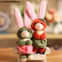 1pcs mini plush skirt rabbit toys small pendant cute soft stuffed bunny toy for kids gifts girls favorite 20cm