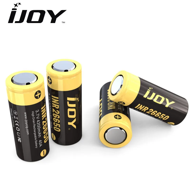 Оригинальная батарея IJOY INR 26650 4200 мАч емкость 3 7 В 40A перезаряжаемая электронная