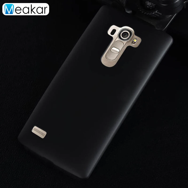 black Матовая Пластик Coque 5.2For Lg G4 Beat чехол для Lg G4 Beat G4S H736 H735 телефона чехол-лента на заднюю панель - Цвет: black