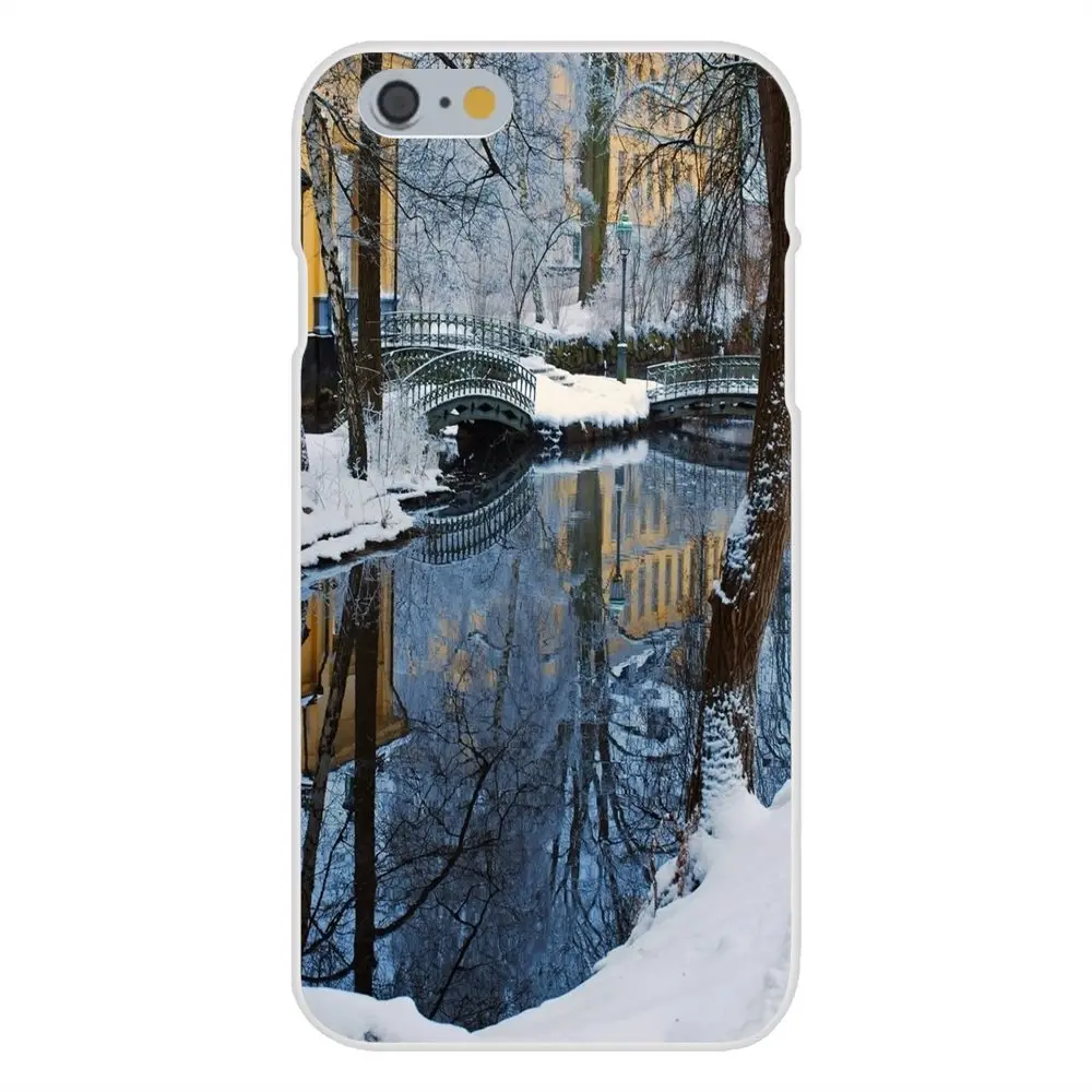 FGHGF природного высокая гора лес на море человека архитектура цветка TPU чехол для