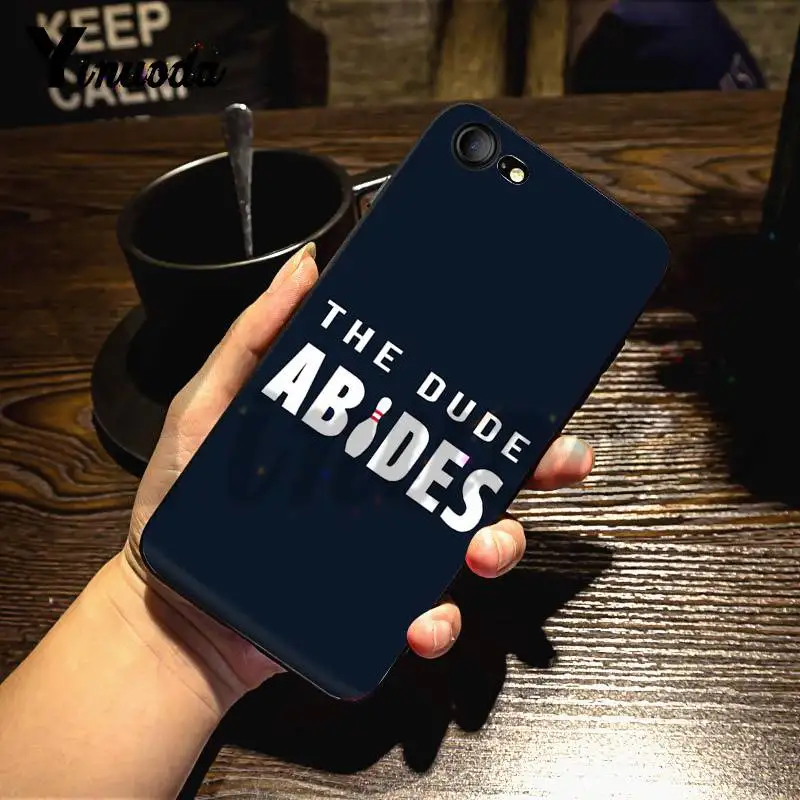 Yinuoda для iphone 7 6 X чехол фильм Большой Lebowski блестящий красочный чехол для телефона для iphone 7X6 6S 8 Plus X 5 5S SE 5C