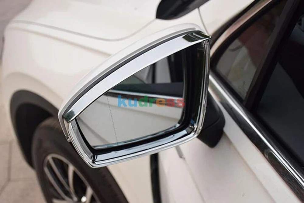 Для VW Volkswagen Tiguan MK2 хромированное зеркало заднего вида, накладка на зеркало заднего вида, дождевик, наклейка, аксессуары