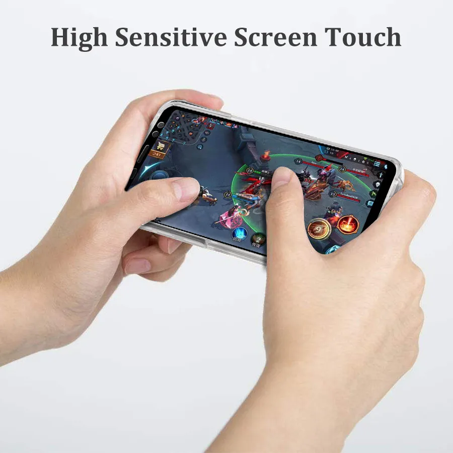 LANCASE For Samsung Galaxy S9 Case Clear 360 Full Cover 2 In 1 Protect Film Hard PC Plus Silicone Frame |