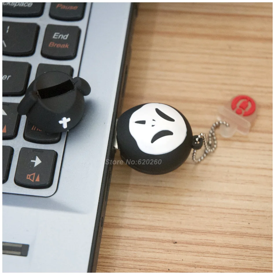 Популярный классный USB флеш накопитель в виде черепа скелета головной убор