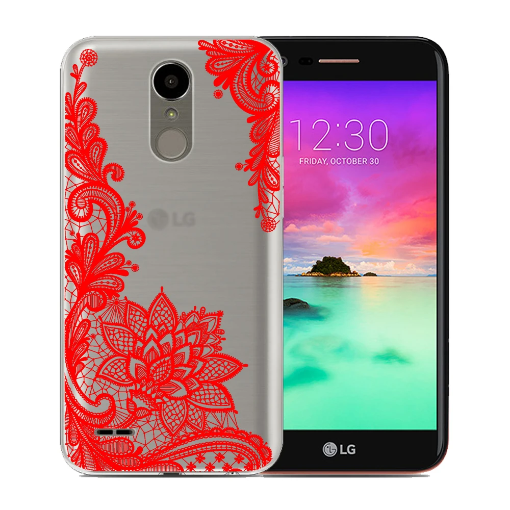 Красивые Окрашенные Кружева для LG G4 G5 G6 X Power 2 Screen Q6 Q8 K7 K4 K8 K10 2017 винтажные Чехлы Etui