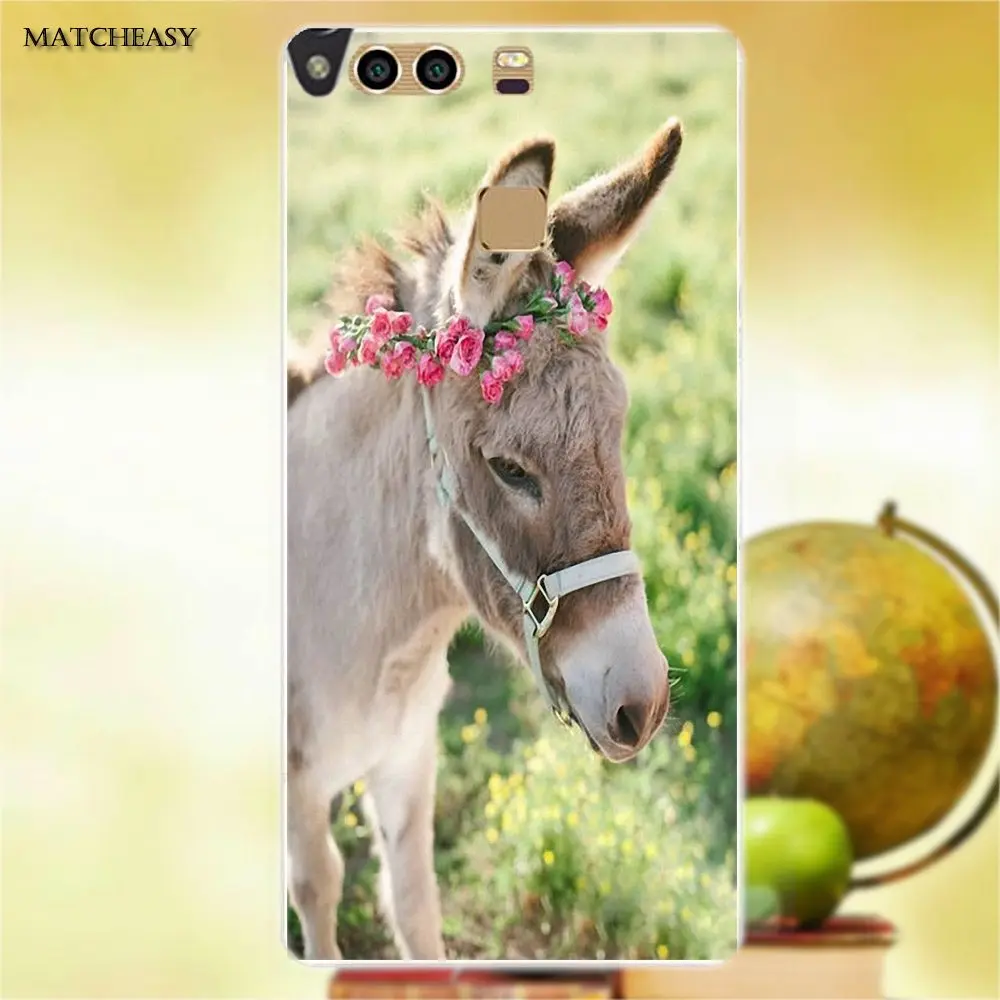 For Huawei G7 G8 Honor 5A 5C 5X 6 6X 7 8 V8 Mate 9 P7 P8 P9 P10 Lite Plus Soft Cell Case Big Ass Long Ear Eeyore Cute Donkey | Мобильные