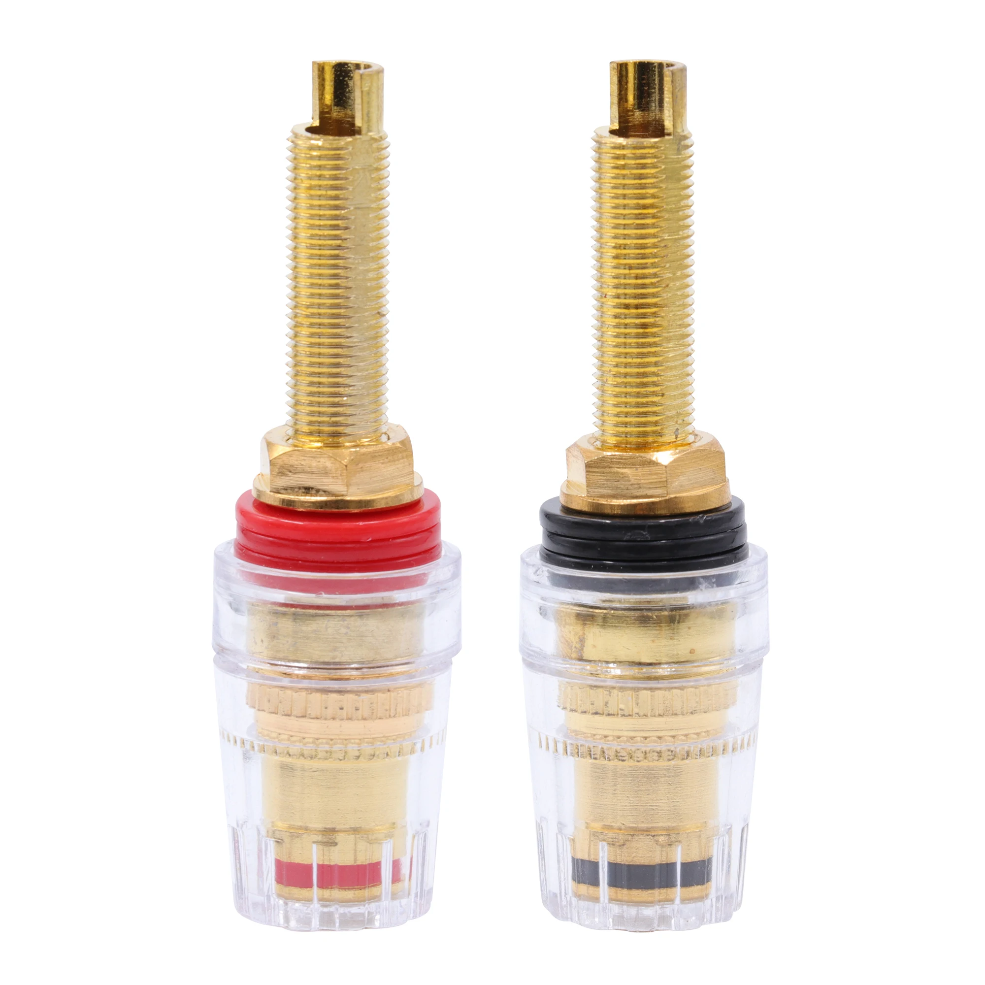 5 полосный усилитель для колонок позолоченная никелированная латунь разъем типа