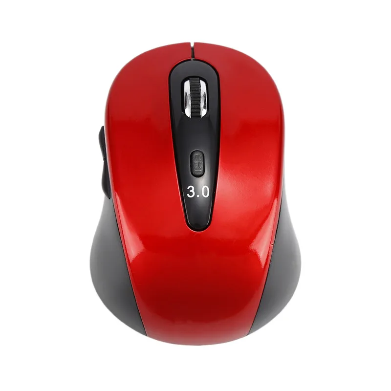Centechia, Bluetooth, беспроводная мышь, 1600 dpi, 6D кнопка, оптическая мышь, геймерская, беспроводная мышь, игровая мышь для ПК, ноутбука, дома, офиса - Цвет: Красный