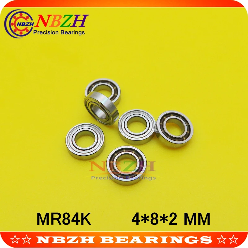 NBZH цена продажи 20 шт./лот Миниатюрный подшипник MR84Z MR84 L840 Открытый 4*8*2 мм для Rc